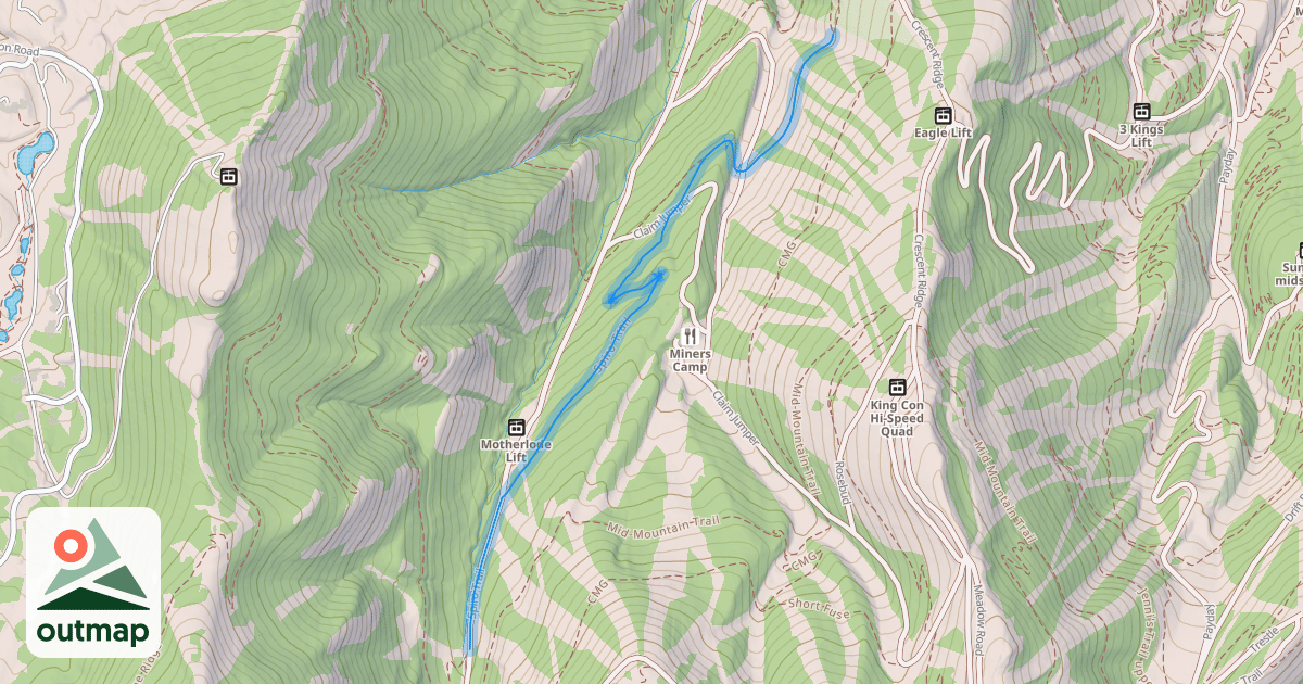 Map of Spiro Trail
