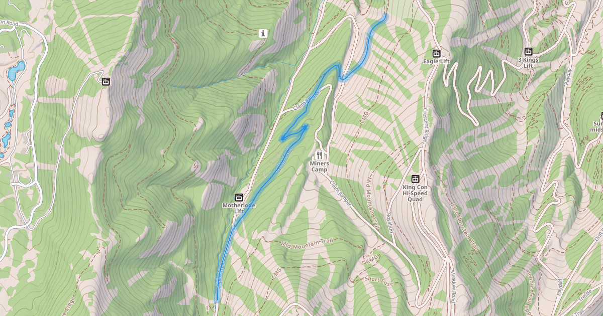 Map preview of Spiro Trail