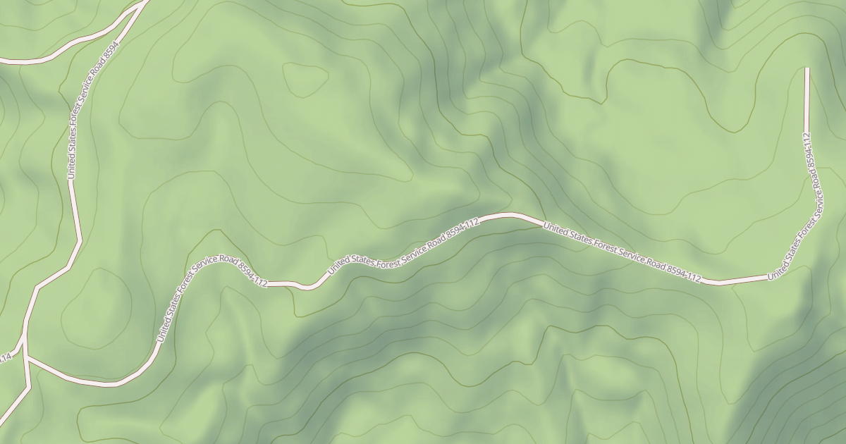 Map preview of USFS Motor Vehicle Use Map Roads {28961954-B4ED-4640-BB80-BA06FD469AD6}