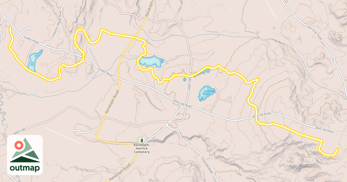 Map of Catamount Trail