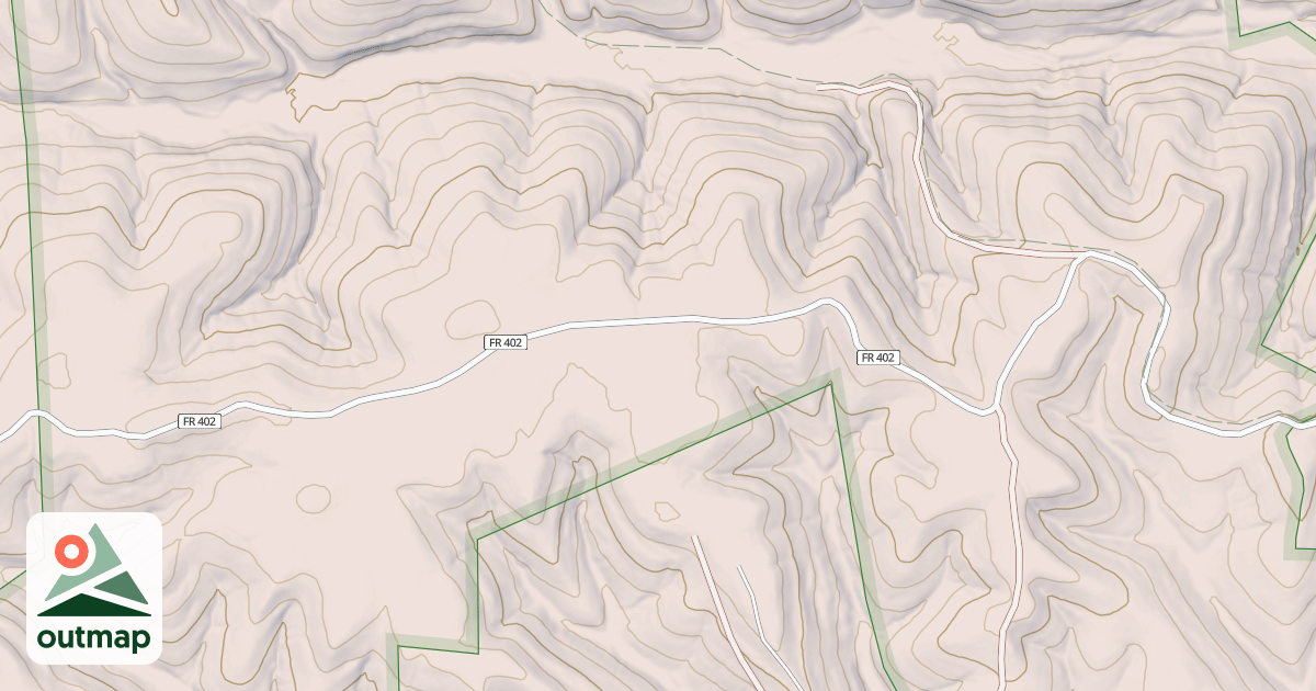 Map of COUNTY LINE
