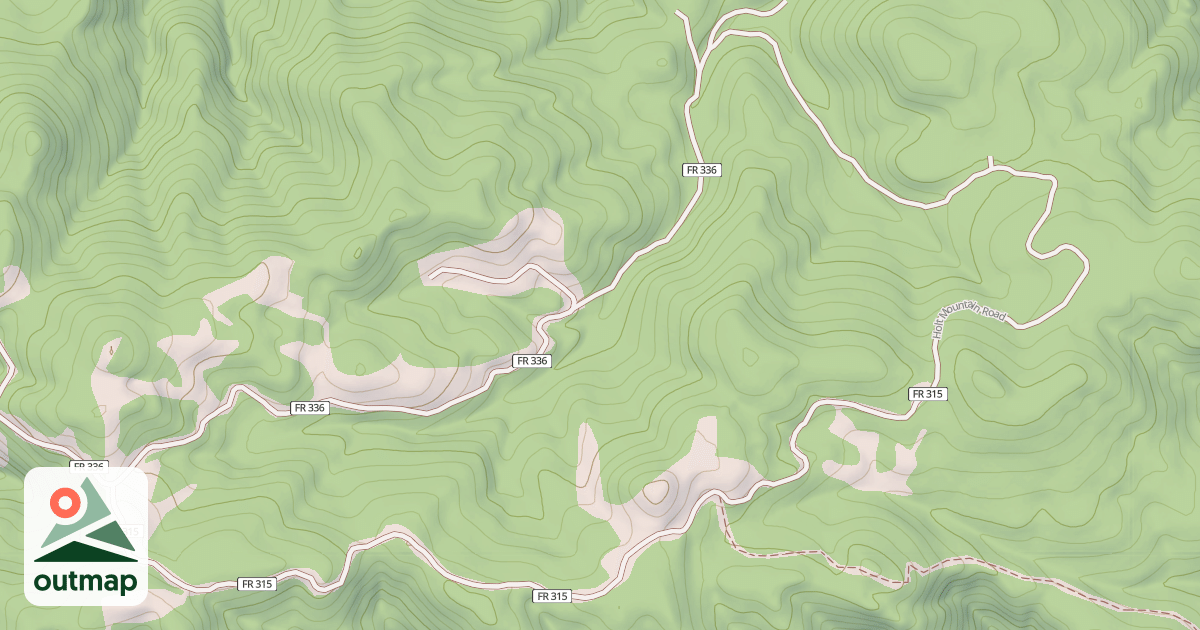 Map of HOLT MTN