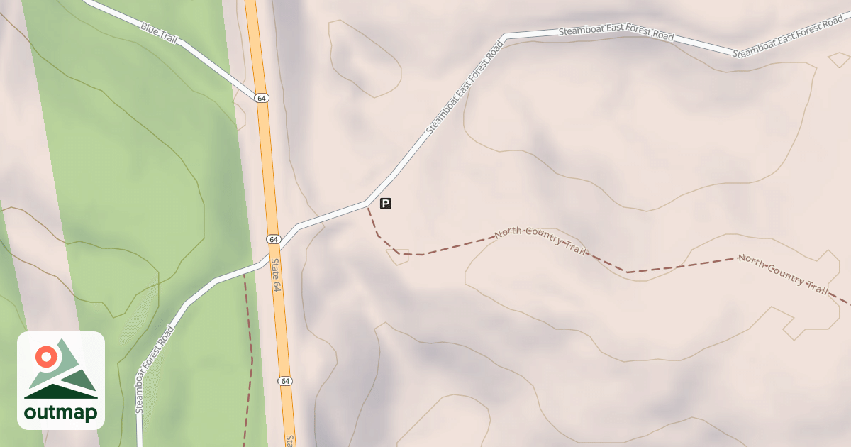 Map of Martineau Recreational Trails