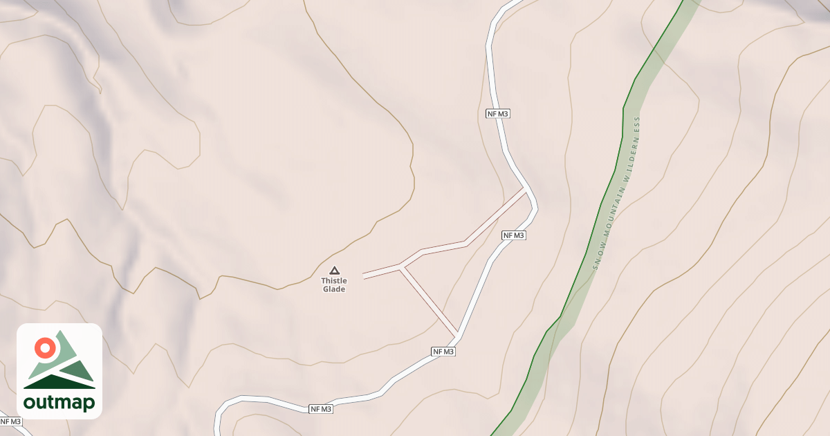 Map of THISTLE GLENN