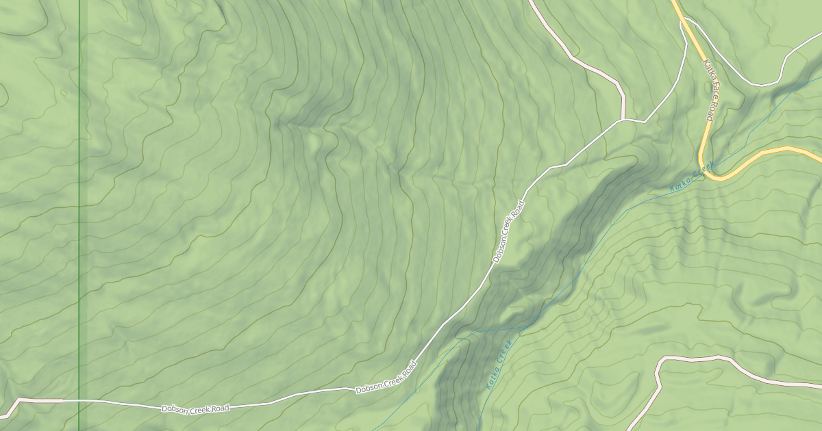 Map preview of DOBSON CREEK
