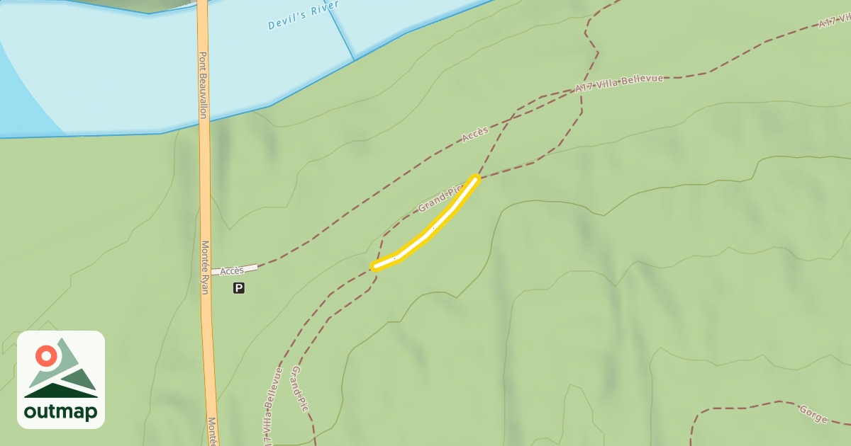 Map of A17 Villa Bellevue