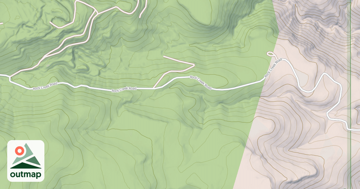 Map of B&B MINE ROAD