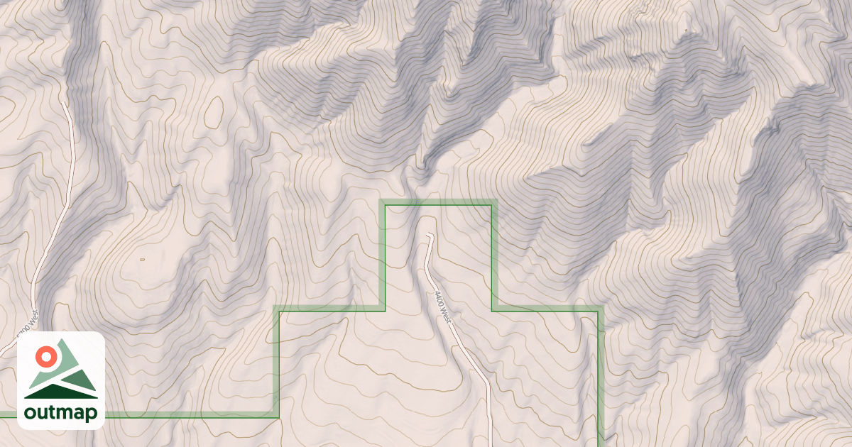 Map of West Elkhorn Foothills