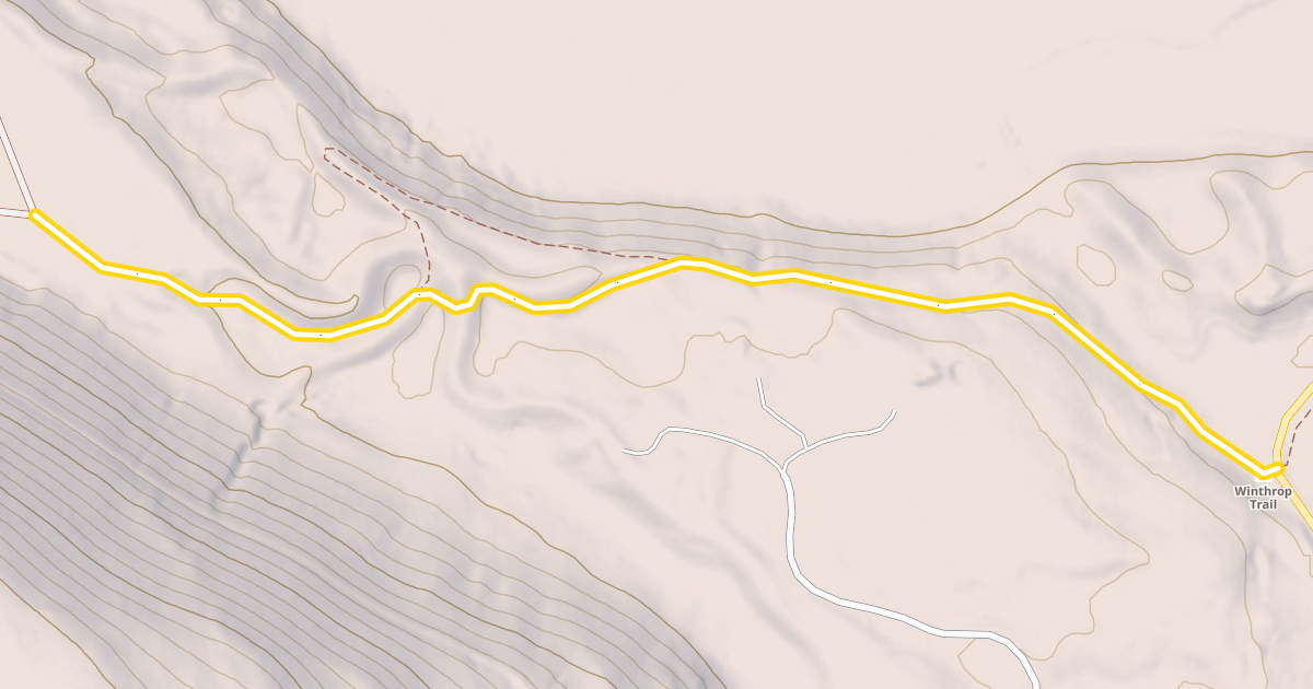 Map preview of Winthrop Trail (Lower)