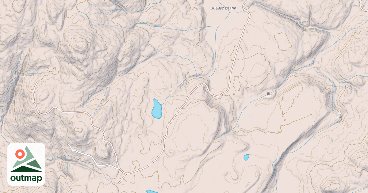 Map of 1086000 Road