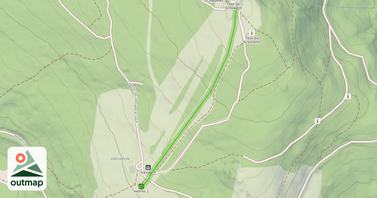 Map of La Marmotte