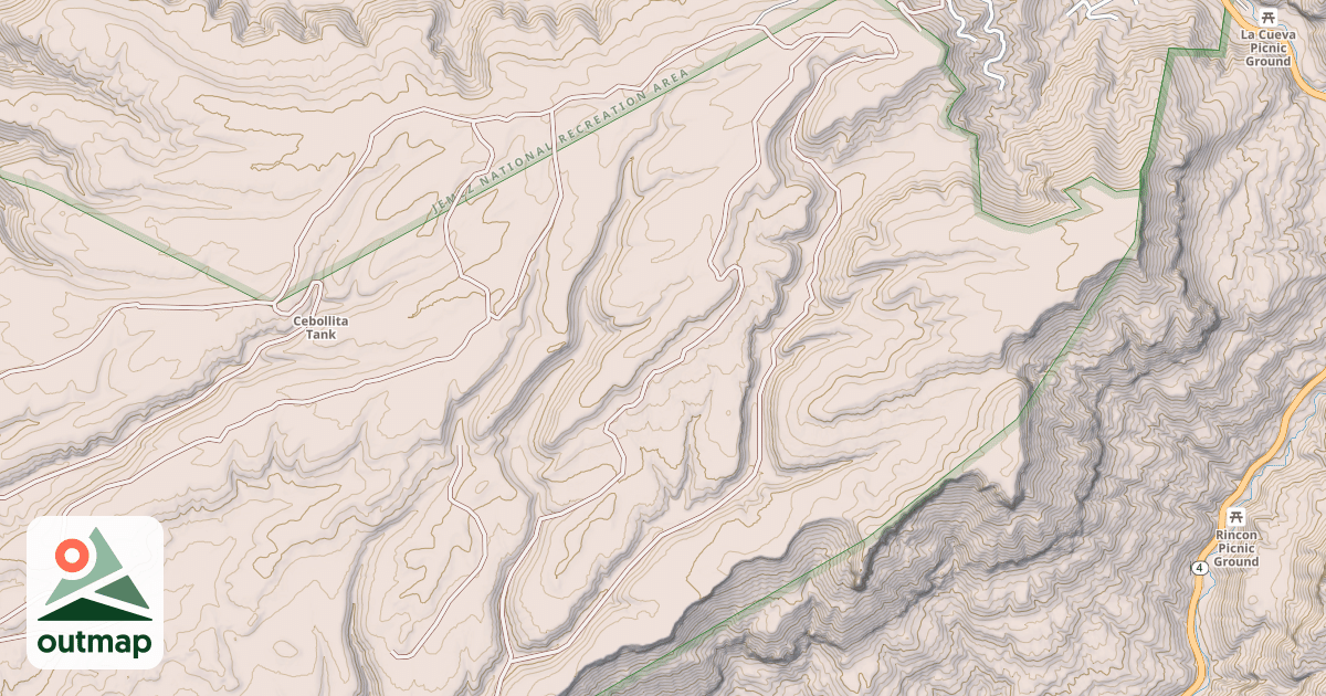 Map of CEBOLLITA MESA