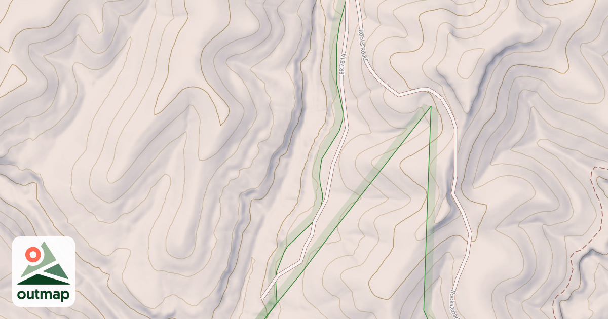 Map of LAUREL SPUR