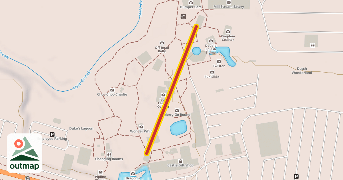 Map of Sky Ride