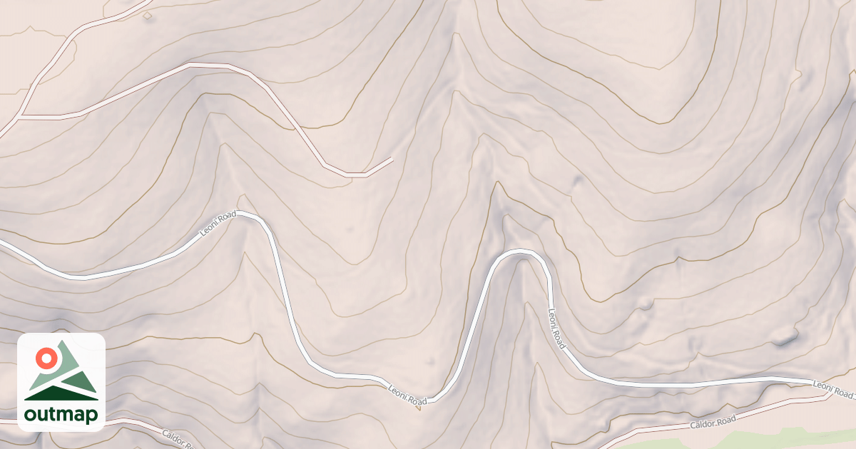 Map of CALDOR FIRE TANK