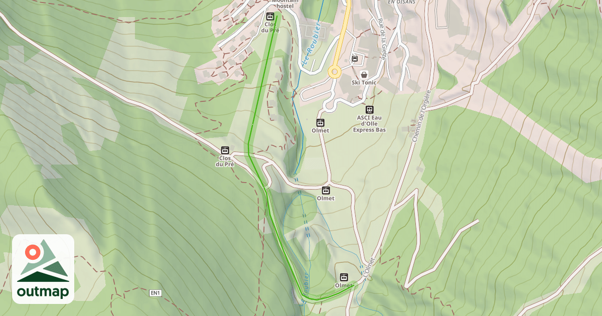 Map of Clos du Pré