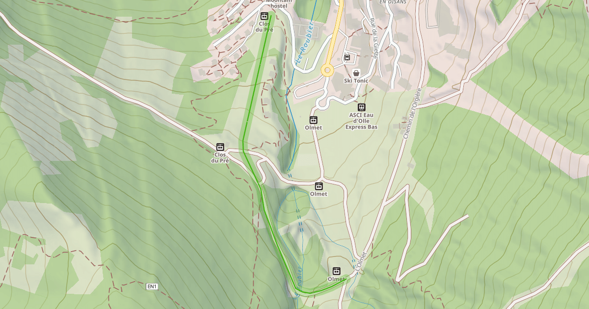 Map preview of Clos du Pré