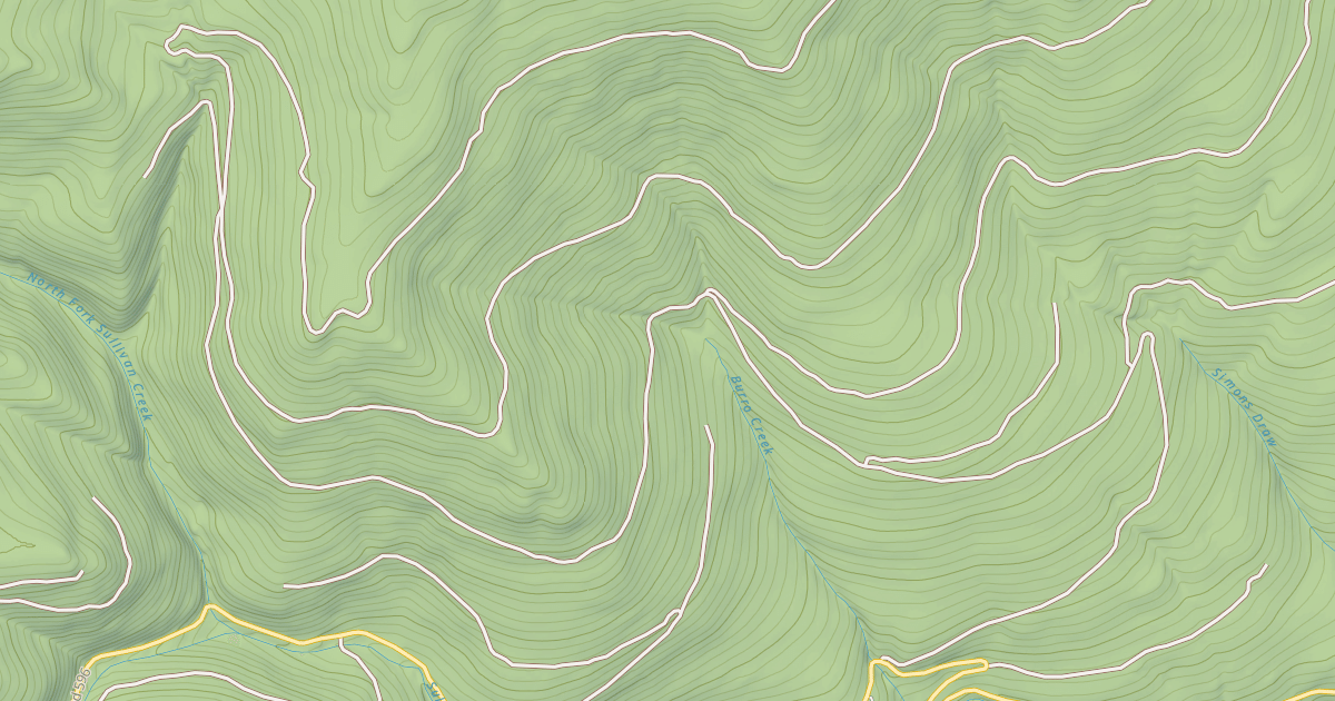 Map preview of BURRO CREEK