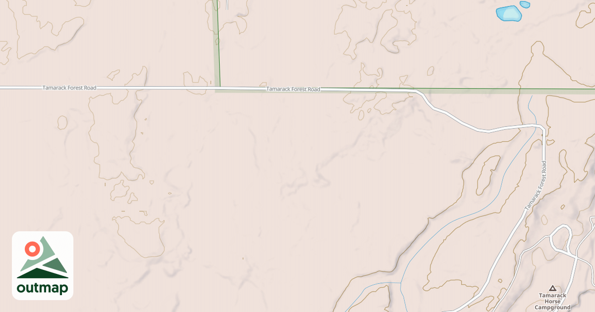 Map of Pine Riders Trail: St. Croix State Forest