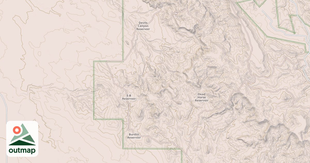 Map of DEAD HORSE DIVIDE
