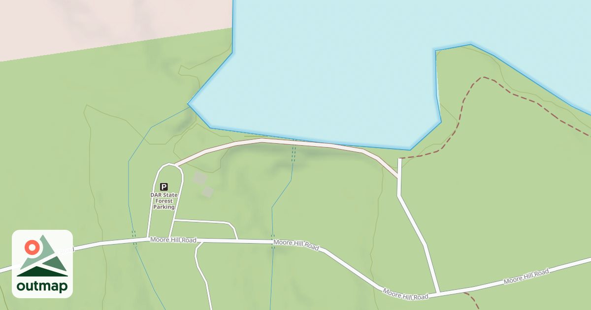 Map of Highland Lake Trail