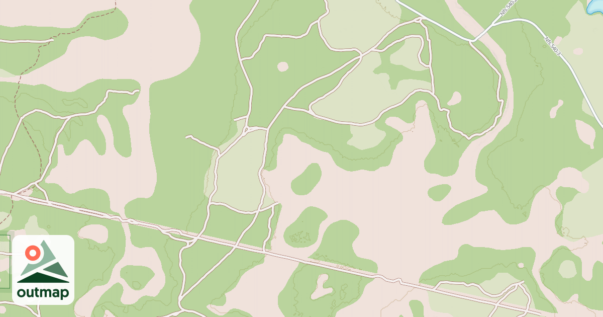 Map of USFS National Forest System Roads {90FCD3C7-5C49-4FDD-8AD2-3D3B5880D21D}