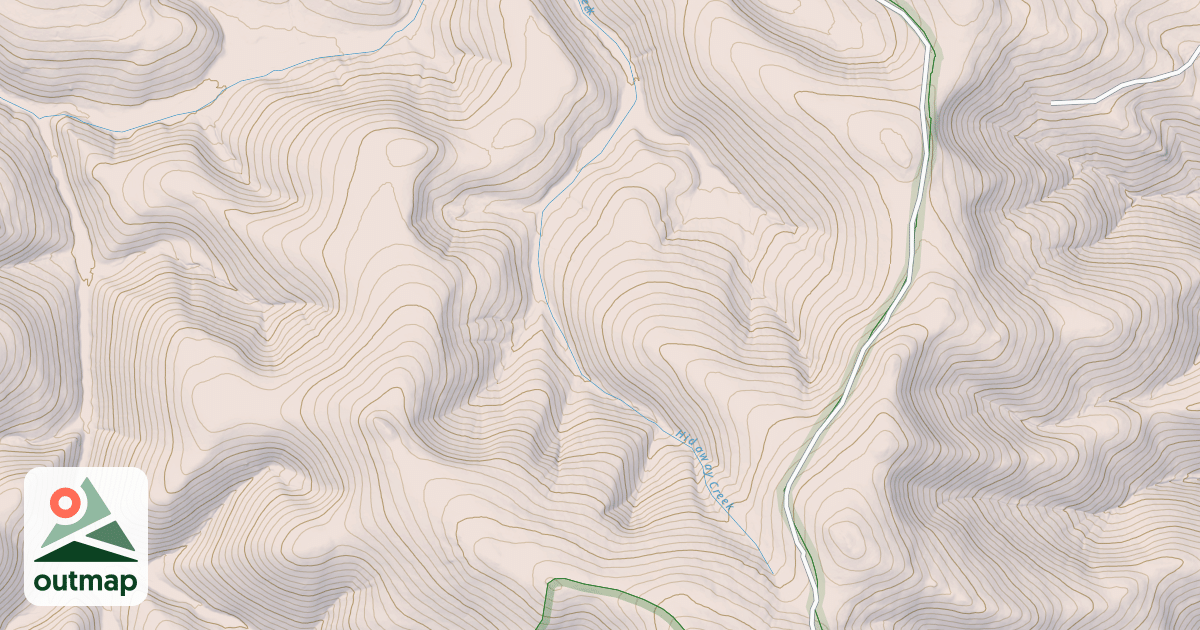 Map of Lookout Creek