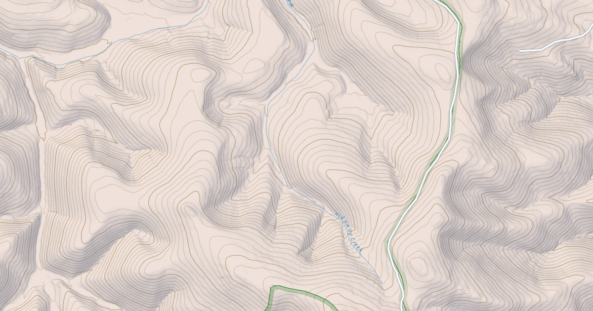 Map preview of Lookout Creek