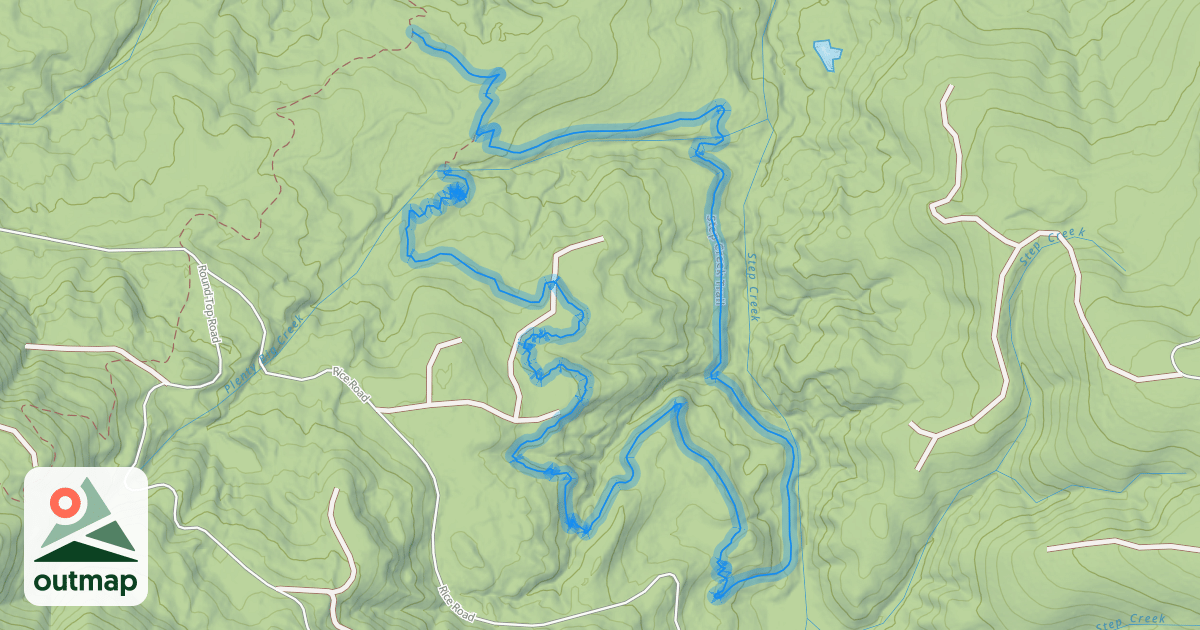 Map of Step Creek Trail