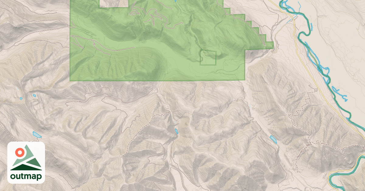 Map of COAL CREEK HALLOWAT CREEK