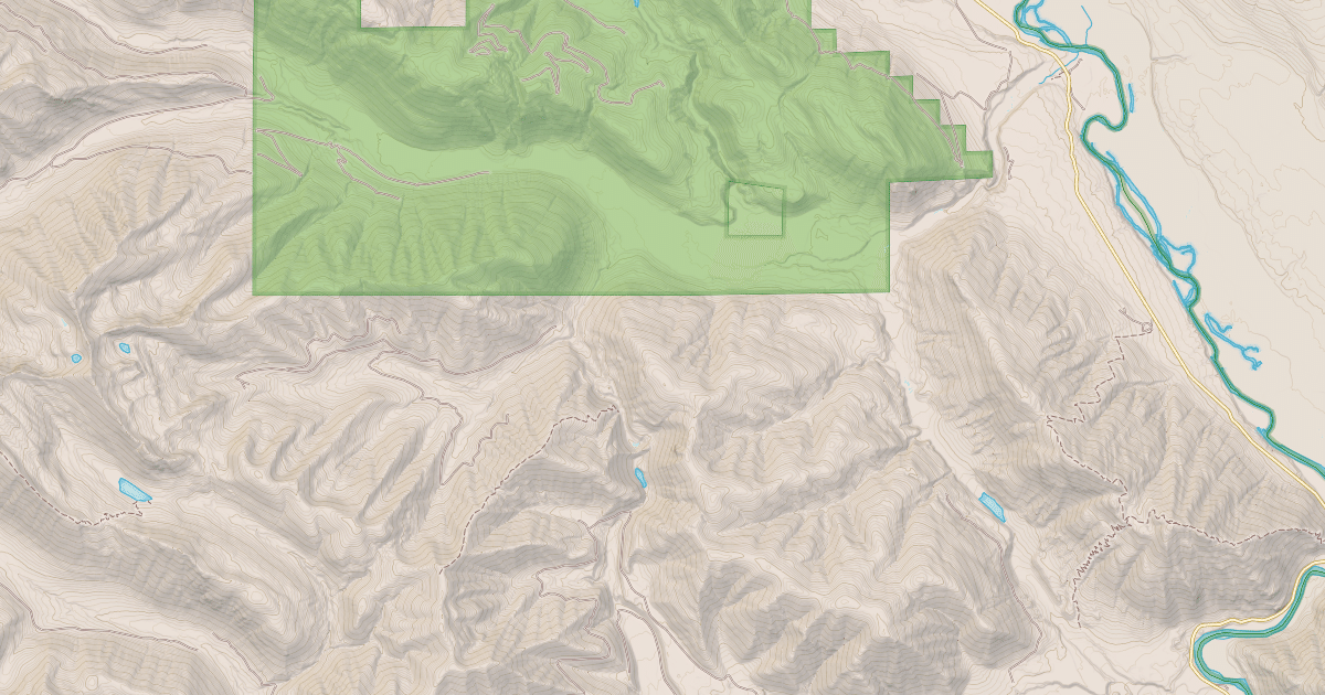 Map preview of COAL CREEK HALLOWAT CREEK