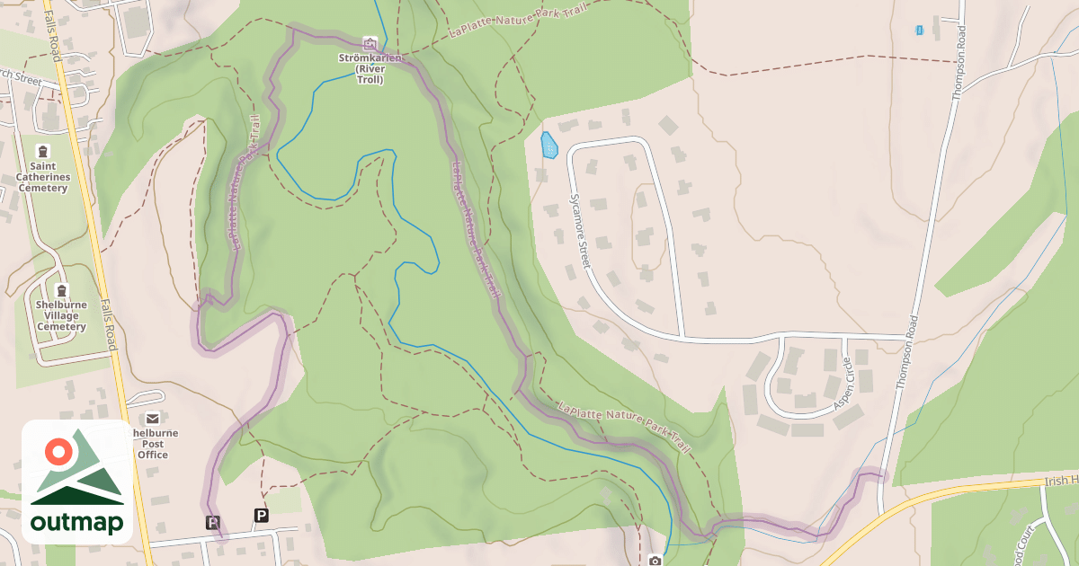 Map of LaPlatte Nature Park Trail