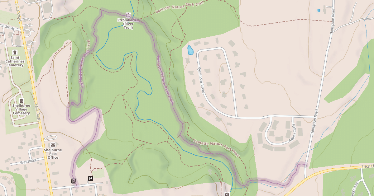 Map preview of LaPlatte Nature Park Trail