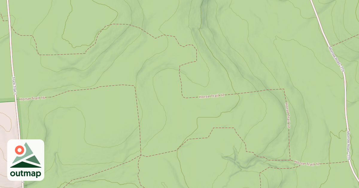 Map of Horse Trail 17
