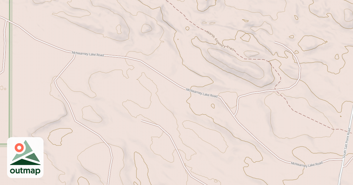 Map of MCNEARNEY LOOKOUT