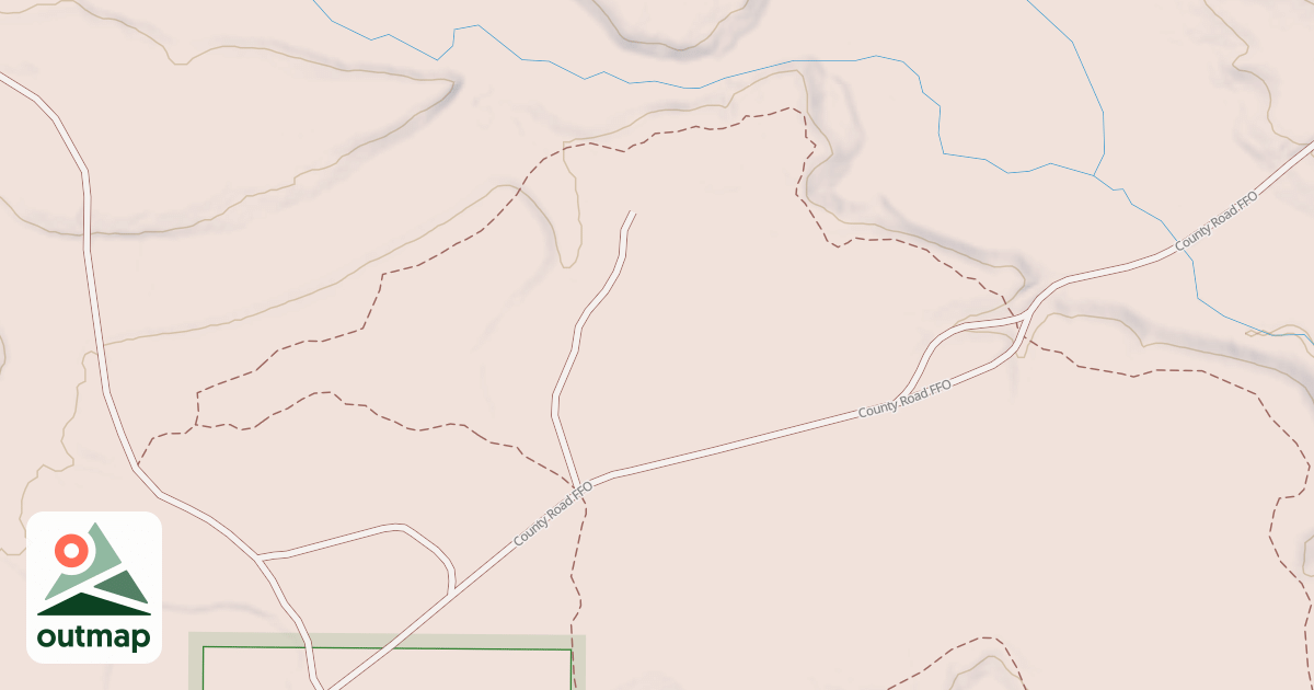 Map of Porterfield Lake Motorcycle Trail