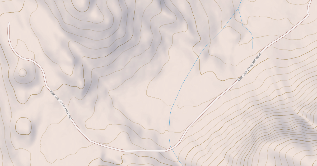 Map preview of EAST LUCK CREEK HILL