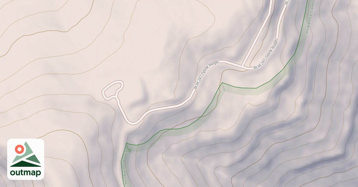 Map of BLM National GTLF Public Motorized Roads 13dba4e2-c04a-40be-b4f7-c4680497634f