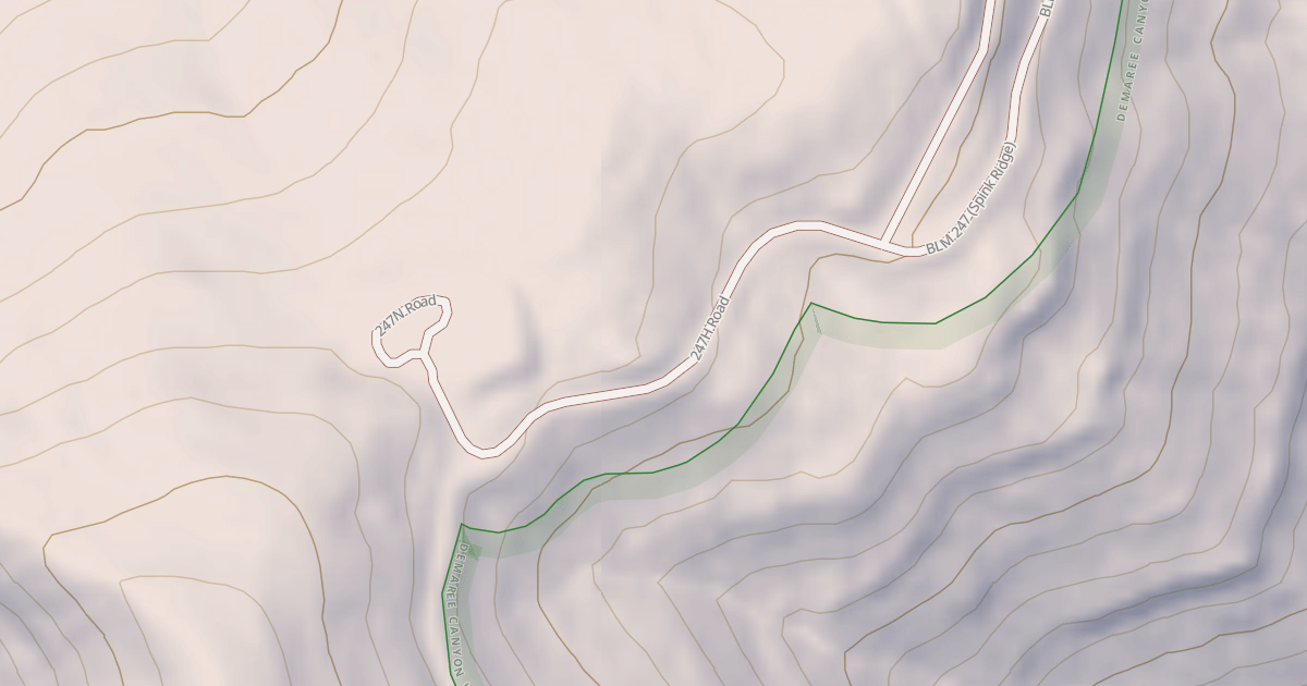 Map preview of BLM National GTLF Public Motorized Roads 13dba4e2-c04a-40be-b4f7-c4680497634f