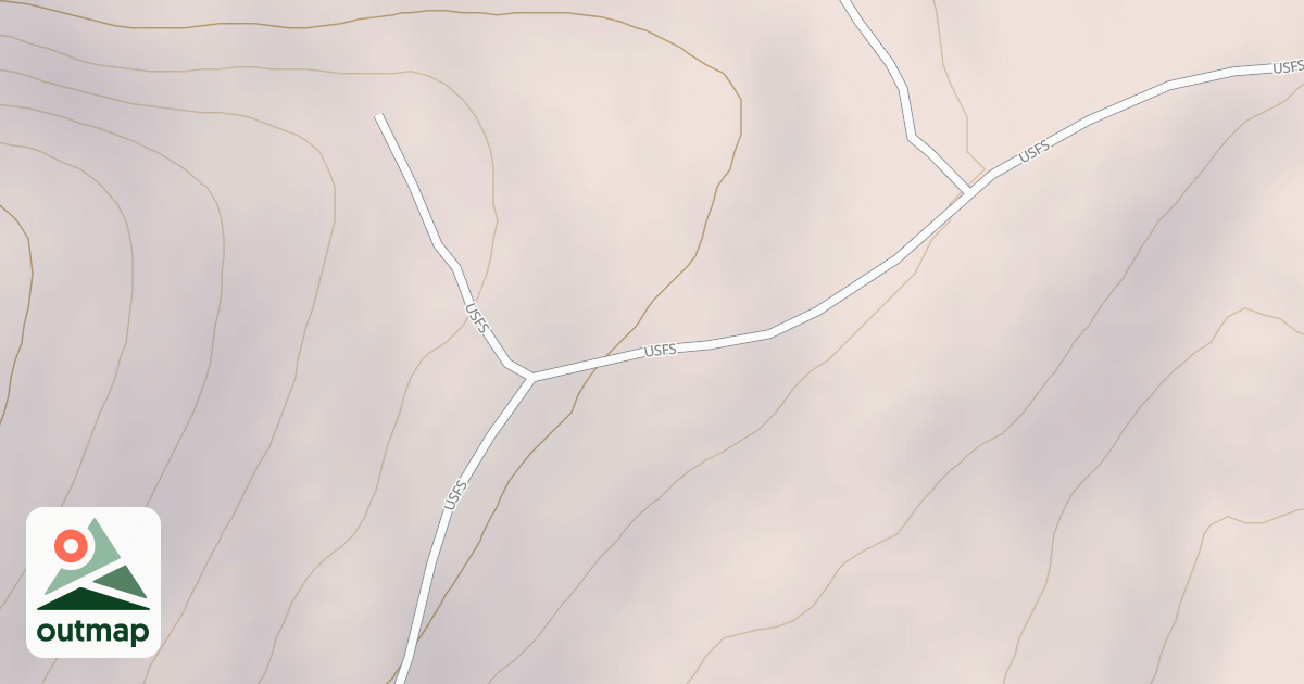 Map of Twin Lake Pass Pit Road