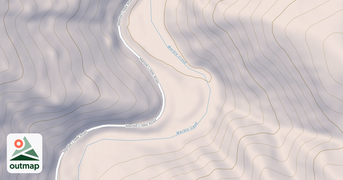 Map of MARBLE CREEK CAMPGROUND