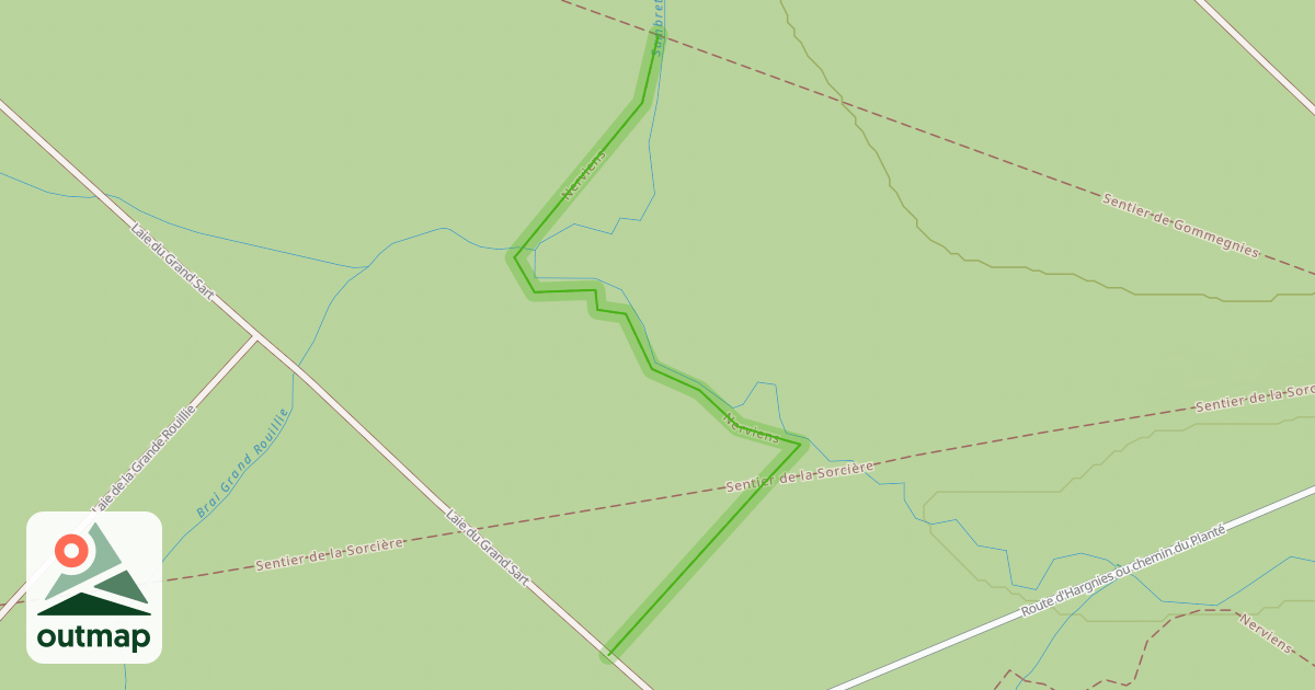 Map of Nerviens