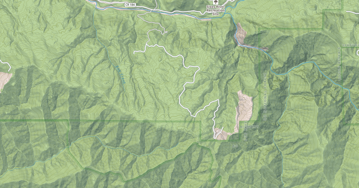 Map preview of CHINA PEAK