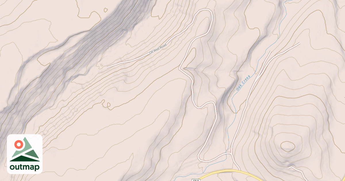 Map of OIL WELL