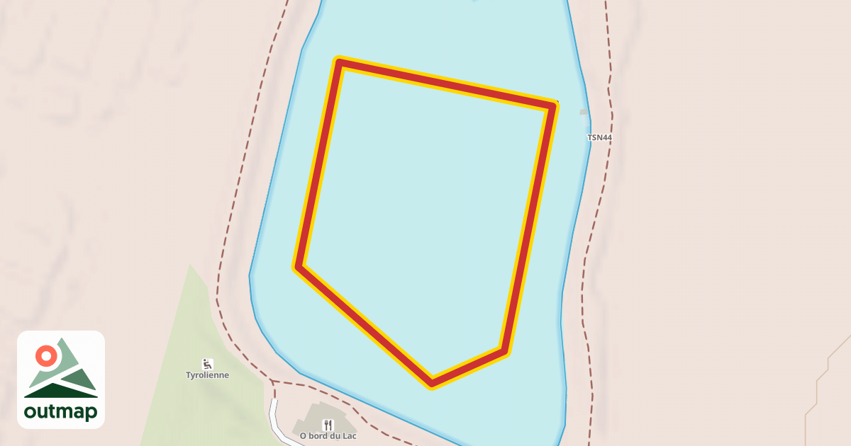 Map of Téléski nautique