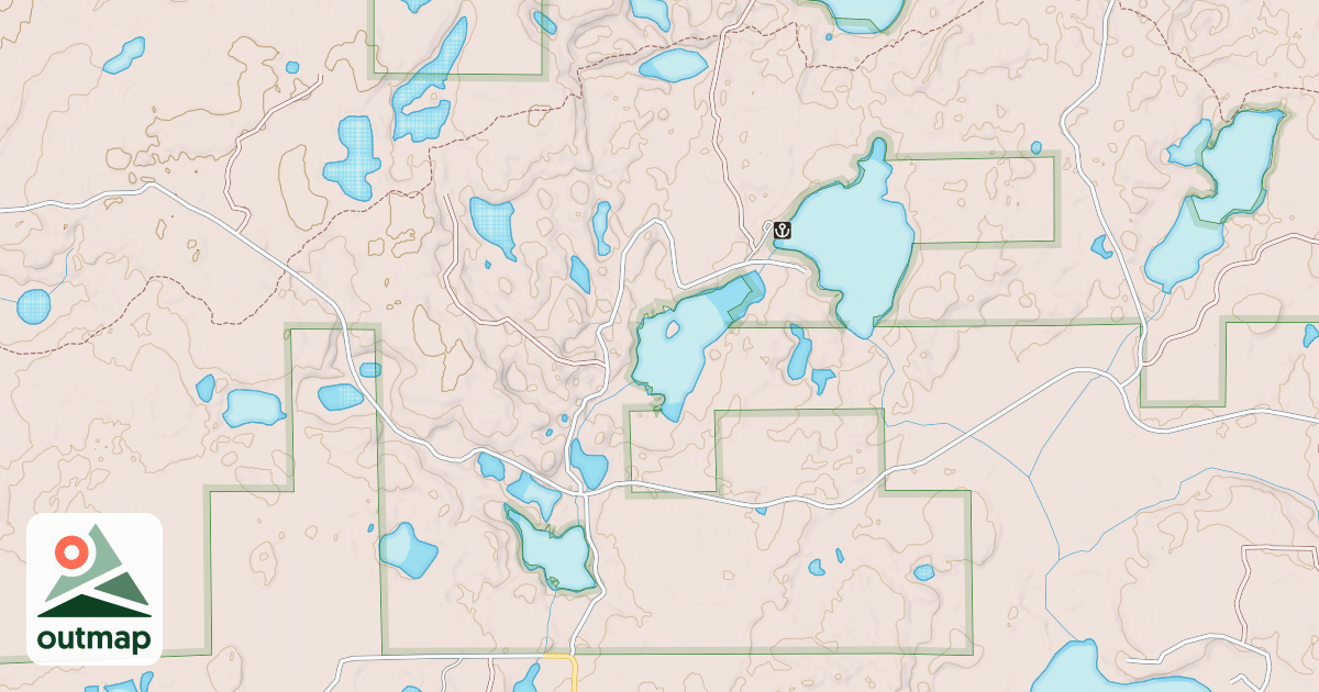 Map of Chippewa "C" Spur A Snomobile