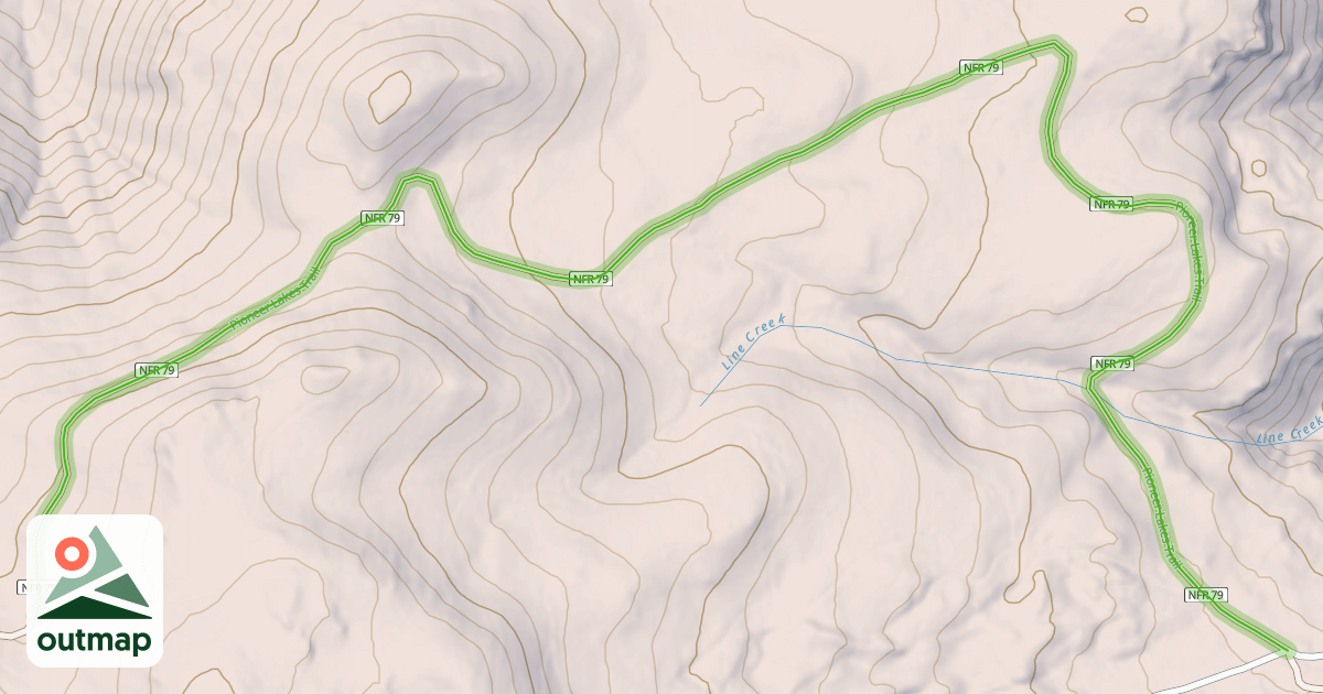 Map of Pioneer Lakes Trail