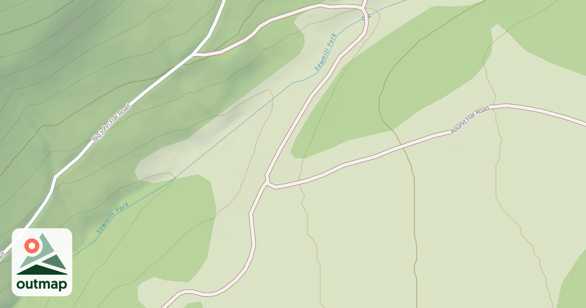 Map of GRIZZLEY RIDGE - BIG JOHN