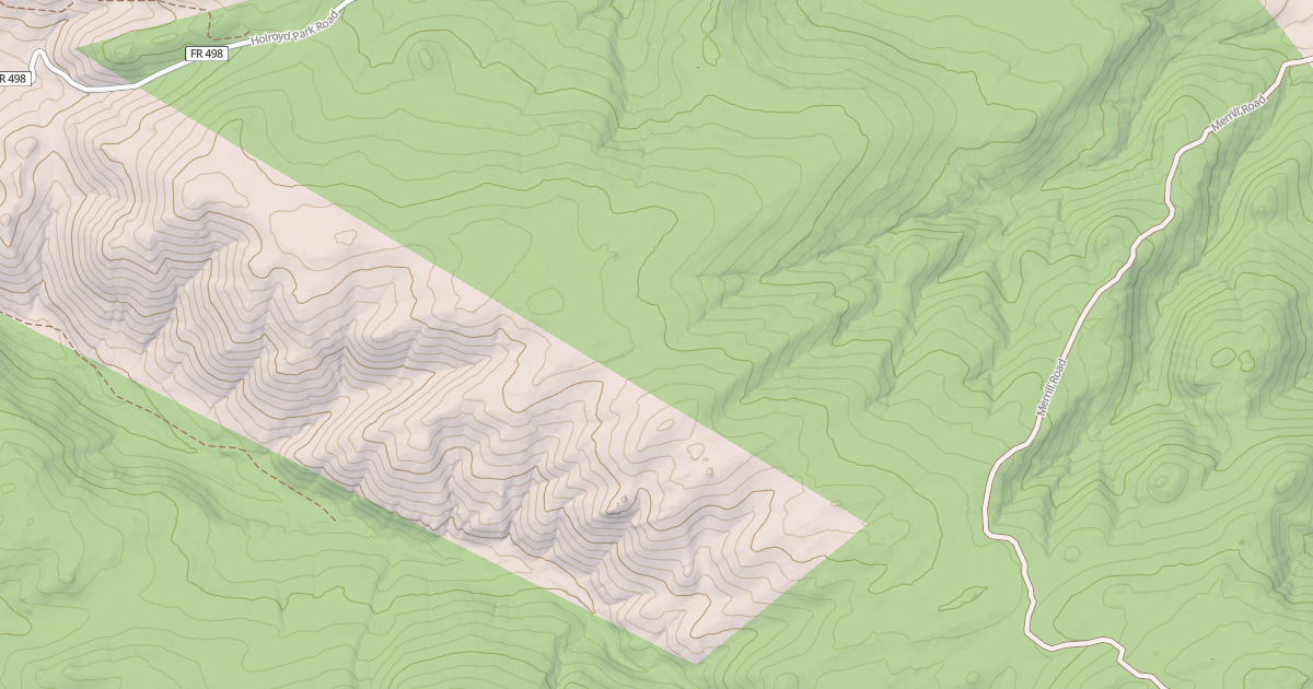 Map preview of HOLROYD PARK SPUR 2E