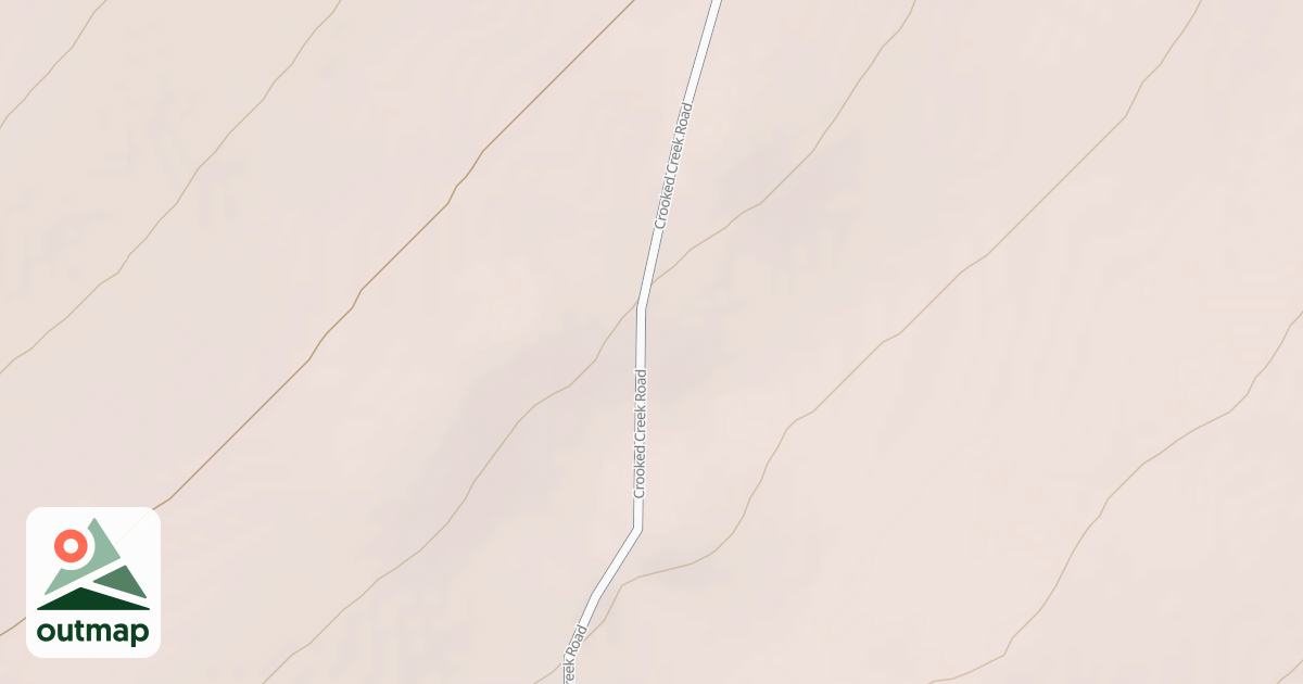 Map of Crooked Creek Road